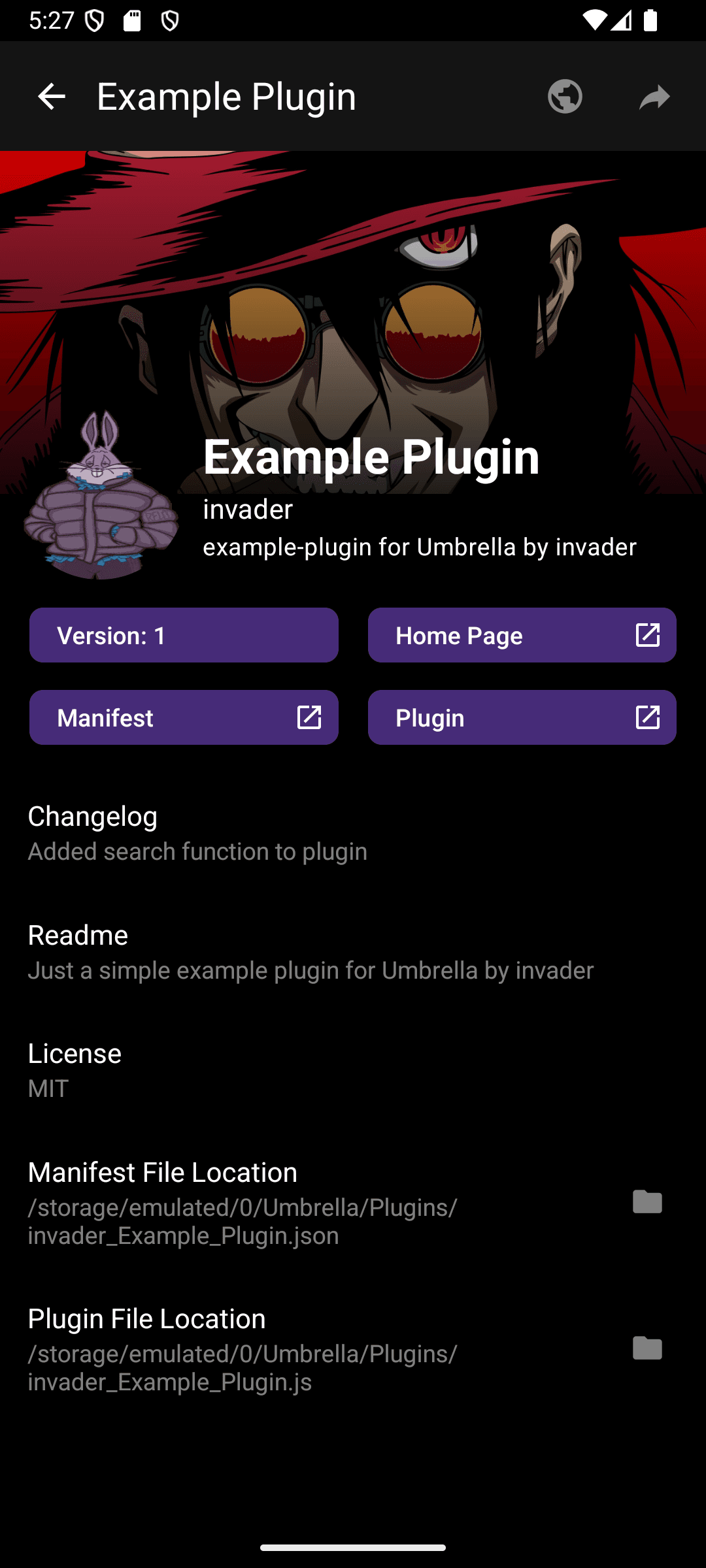 Plugin Information