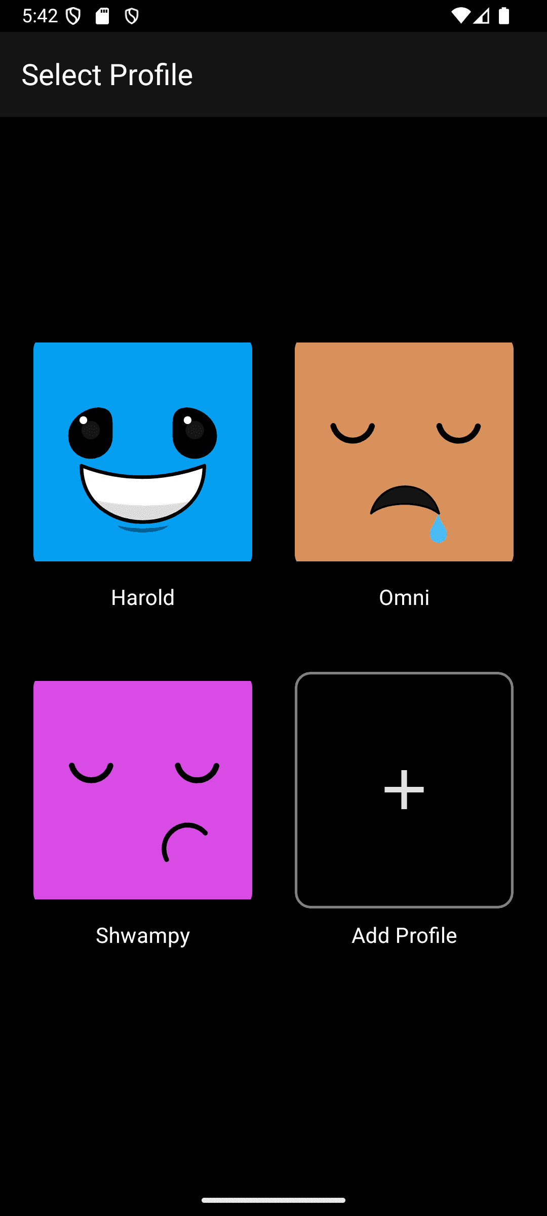 Profile Selection